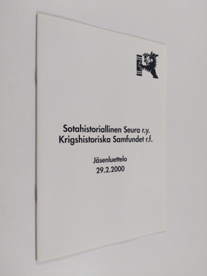 Sotahistoriallinen seura r.y. : jäsenluettelo 29.2.2000