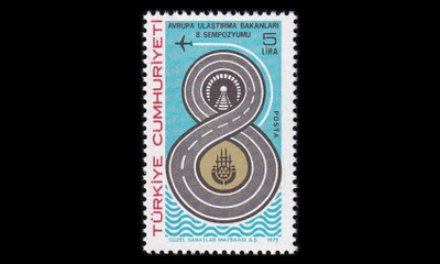 Turkki 2492 ** Euroopan liikenneministerien symposiumi (1979
