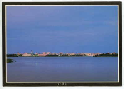Oulu Keskusta mereltä 1984