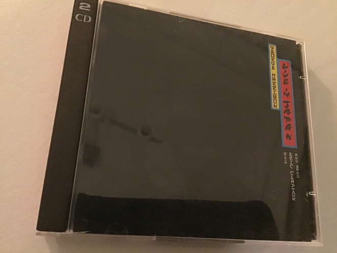 George Harrison . Live in Japan with Eric Clapton CD x 2
