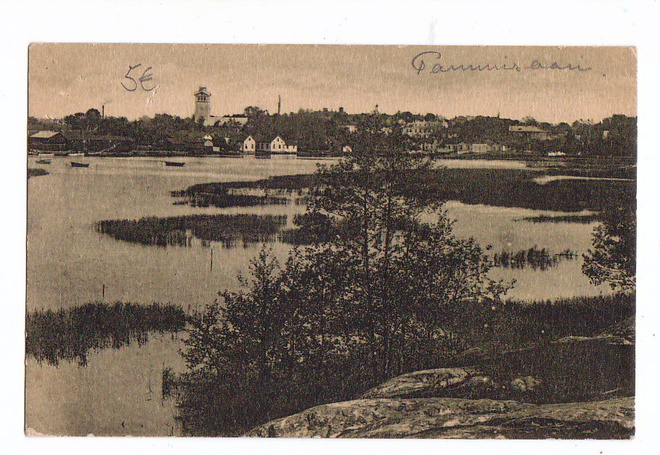 VANHA Postikortti Tammisaari 1924