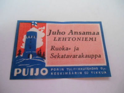 TT Etiketti Puijo Juho Ansamaa Lehtoniemi