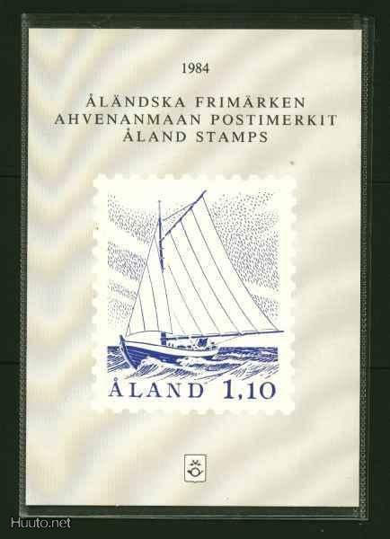 Ahvenanmaa  Postimerkkien vuosilajitelma v 1984