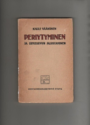 Väänänen, Kalle:Periytyminen ja ihmissuvun jalostaminen,1916
