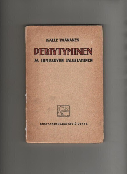 Väänänen, Kalle:Periytyminen ja ihmissuvun jalostaminen,1916