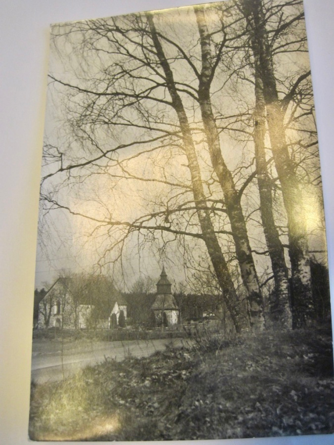 VANHA Postikortti Tenhola 1920-l