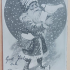 Joulu-ukko tuo postia ja kyyhkyn,  p. 1925 - pikkukuva 1