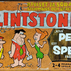 FLINTSTONES lautapeli 1960-luku – suomeksi ja ruotsiksi - pikkukuva 1
