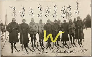 Valokuva  2 Div. Ampumahiihtomestaruuskilpailut 1929