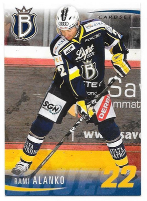 2009-10 CardSet #201 Rami Alanko Espoo Blues