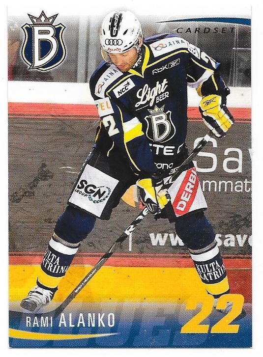 2009-10 CardSet #201 Rami Alanko Espoo Blues