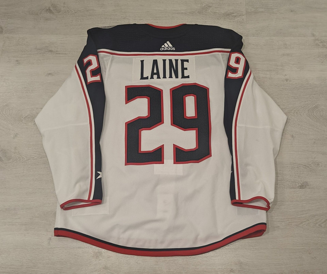 Columbus game worn pelipaita #29 Laine