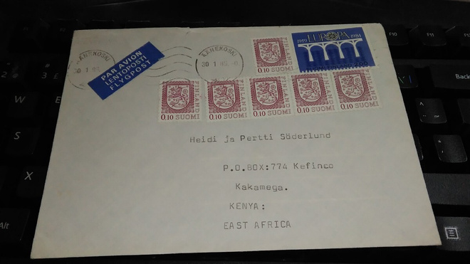 Äänekoski - Kenya kuori 1985