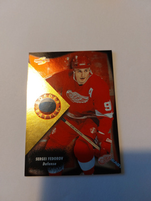 1995-96 Score Border Battle #13 Sergei Fedorov