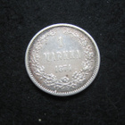 1 markka 1874 - hopeaa - pikkukuva 1