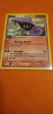 Arbok #13 Pokemon Dragon Frontiers RARE card