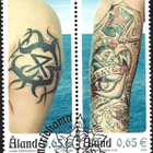 Åland 2005 V 17 Tatuointeja 0,65€ EP leima PARI LaPe 269+270 - pikkukuva 1