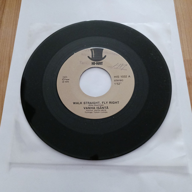 Vanha Isäntä – Walk Straight, Fly Right 7" orig 1978 uusi