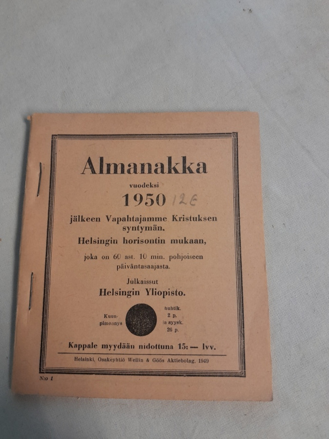 huuda syntymävuotesi almanakka 1950