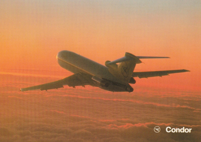 LENTOKONEKORTTI - EUROPA-JET BOEING 727-230