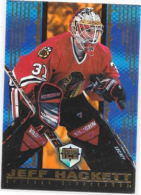 1998-99 Pacific Dynagon Ice #42 Jeff Hackett Chicago MV