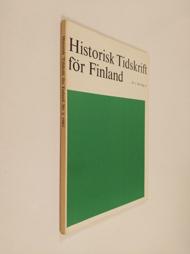 Historisk Tidskrift För Finland 2/1982