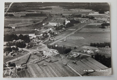 Pulkkila N:o 18134. kirkko, taajamaa, T:mi Karhumäki,p. 1968