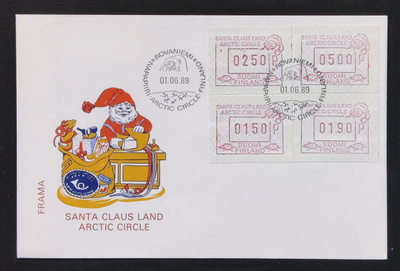 1989 FDC Frama Santa Claus Land