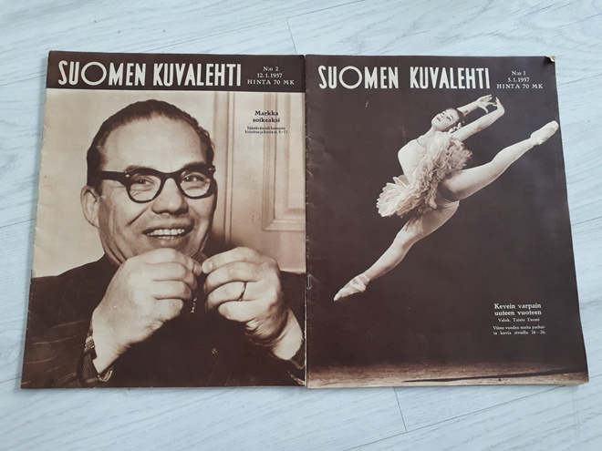 Suomen Kuvalehti N:o 1 ja 2 1957