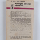 H. Rider Haggard : Kuningas Salomon kaivokset - pikkukuva 2