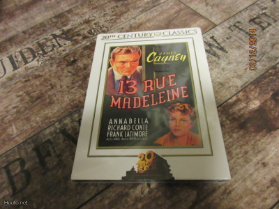 13 Rue Madeleine (1947) DVD *uusi*