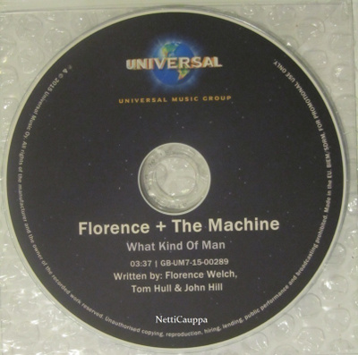 Florence + The Machine • What Kind Of Man PROMO CDr-Single