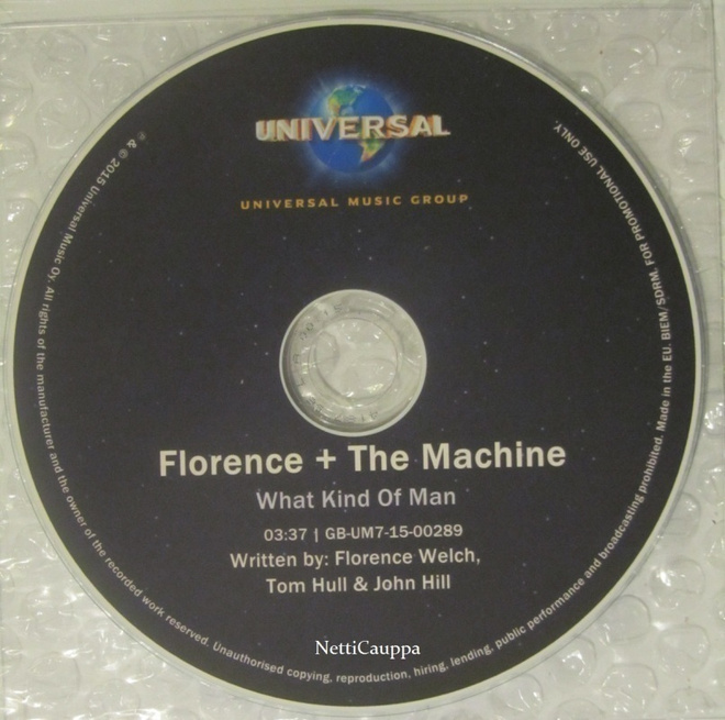 Florence + The Machine • What Kind Of Man PROMO CDr-Single