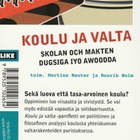 Martina Reuter (toim.): Koulu ja valta - pikkukuva 2