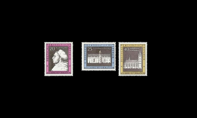 DDR 1317-9 ** Martin Lutherin teesit 450v (1967)