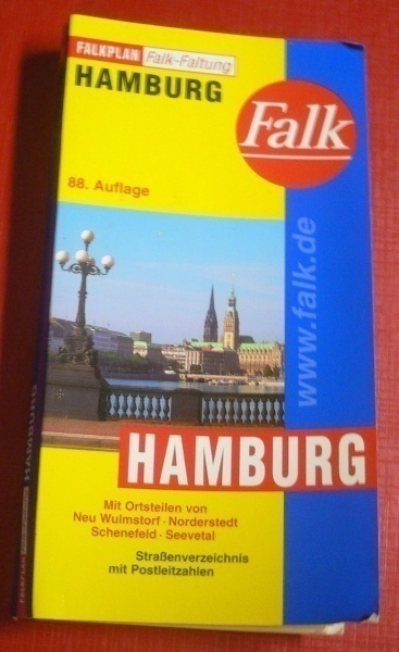 Falkplan HAMBURG  2008  /  Matkaopas - kartta
