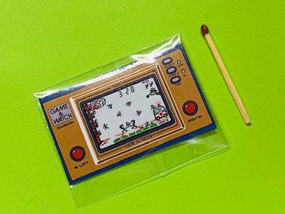 Nintendo Game & Watch Fire Jääkaappimagneetti
