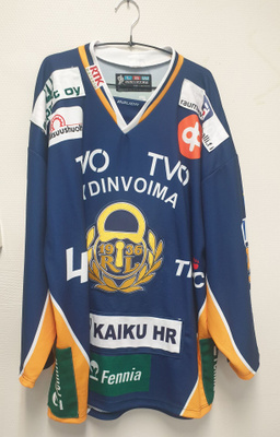 Teemu Nurmi Rauman Lukko game worn -pelipaita