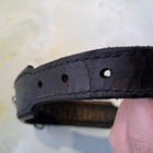 Musta nahkapanta timanteilla 35cm - pikkukuva 4