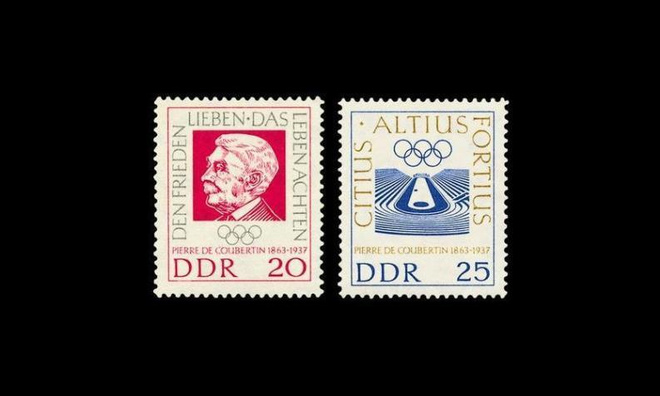 DDR 939-40 ** Coubert Olympialaiset (1963)