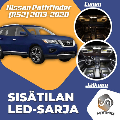 Nissan Pathfinder (R52) Sisätilan LED-sarja 10-o