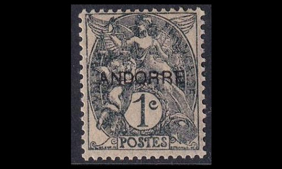 Andorra Fr 2 ** Käyttösarja 1 C (1931)