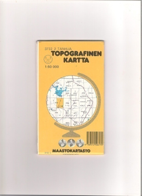 Topografinen kartta 1:50 000 Tanhua