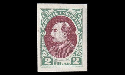 Albania 141B_NA ** Presidentti 2 Fr julkaisematon (1925)