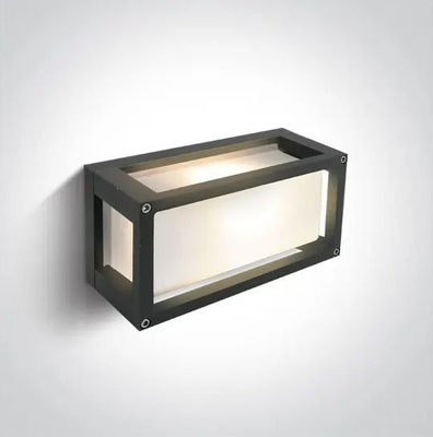 Outdoor E27 Square Aluminium antrasiitti