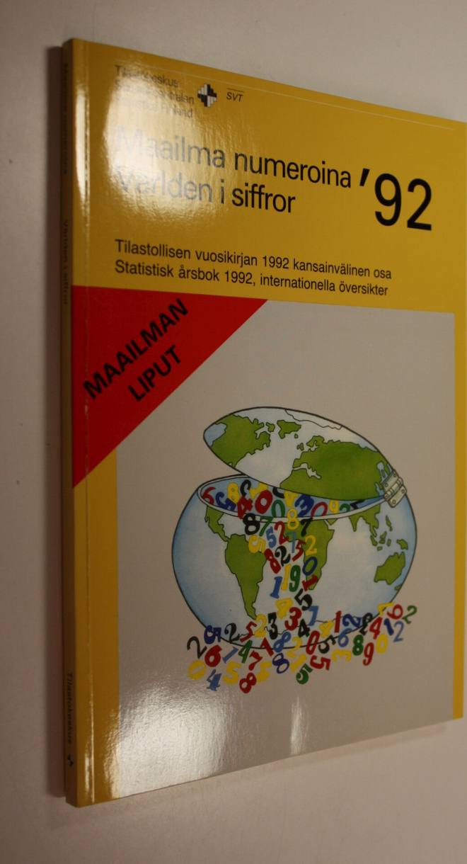 Maailma numeroina : Suomen tilastollisen vuosikirjan 1992...