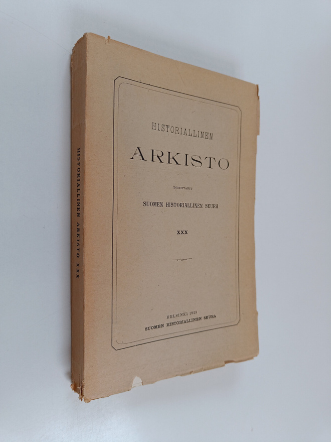 Historiallinen arkisto XXX