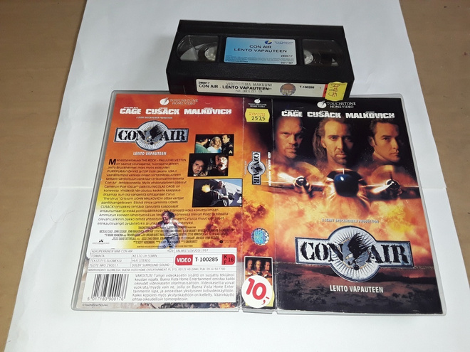 Con Air – Lento vapauteen - SF VHS (Touchstone Home Video)