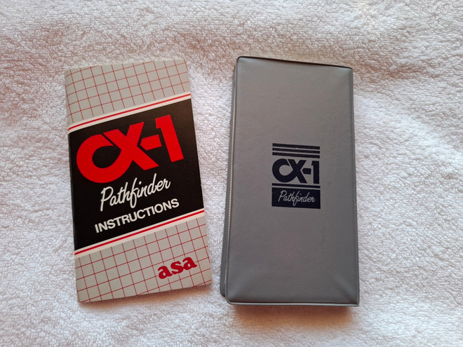 ASA CX-1 Pathfinder ilmailulaskin ja ohjekirja. vintage