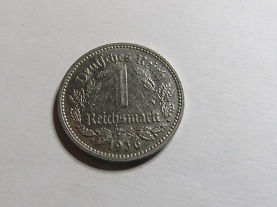 Saksa/third reich 1 mark 1936 J